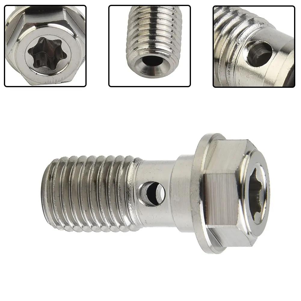 100% Brand New Banjo Bolt Brake Systems For Kawasaki YMH Titanium Single Banjo Bolt Single Line Hydraulic Titanium Alloy
100% Brand New Banjo Bolt Brake Systems For Kawasaki YMH Titanium Single Banjo Bolt Single Line Hydraulic Titanium Alloy