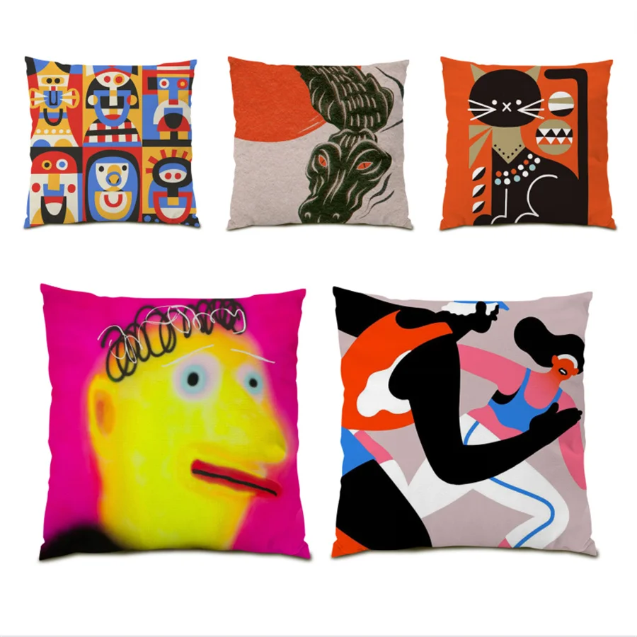 Sofa Decorative Pillow Cases Home Decoration Abstract Painting Luxurious Home Decor Sofas for Living Room Art Nordic Style E0321
Sofa Decorative Pillow Cases Home Decoration Abstract Painting Luxurious Home Decor Sofas for Living Room Art Nordic Style E0321