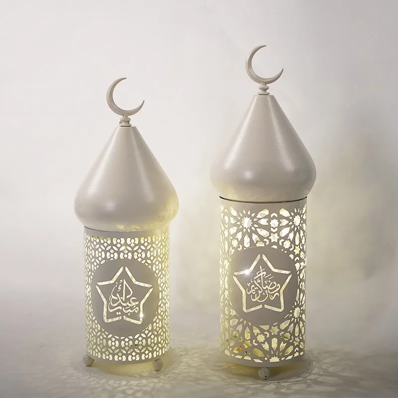 2023 Ramadan Decoration Metal Lantern Eid Mubarak LED Light For Home Islam Muslim Party Ornaments Ramadan Kareem Eid Al Adha 
2023 Ramadan Decoration Metal Lantern Eid Mubarak LED Light For Home Islam Muslim Party Ornaments Ramadan Kareem Eid Al Adha