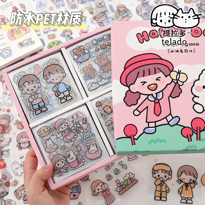 Stickers Aesthetic PET Vintage Stationery Phone Sticker For Diary Scrapbooking DIY Cream Rabbit Kawaii Girl 20pcs/pack School
Stickers Aesthetic PET Vintage Stationery Phone Sticker For Diary Scrapbooking DIY Cream Rabbit Kawaii Girl 20pcs/pack School