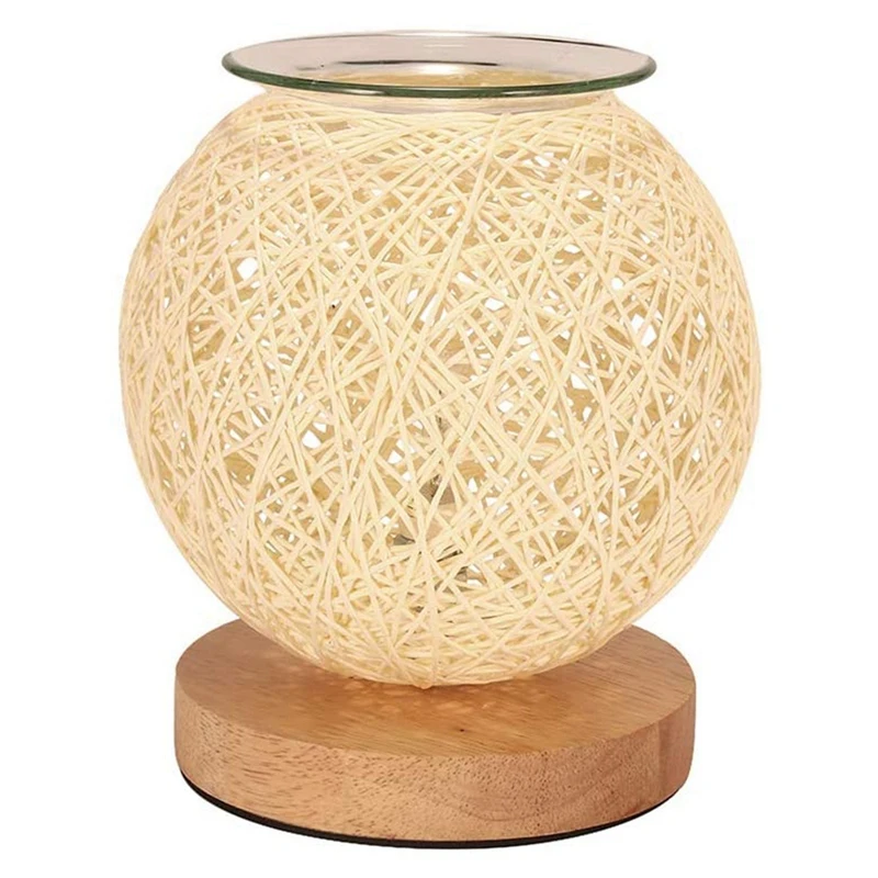 Electric Oil Burner,Aromatherapy Lamp,Bedroom Aroma Lamp,LED Table Light Rattan Ball For Home/Office/Hotel EU Plug
Electric Oil Burner,Aromatherapy Lamp,Bedroom Aroma Lamp,LED Table Light Rattan Ball For Home/Office/Hotel EU Plug
