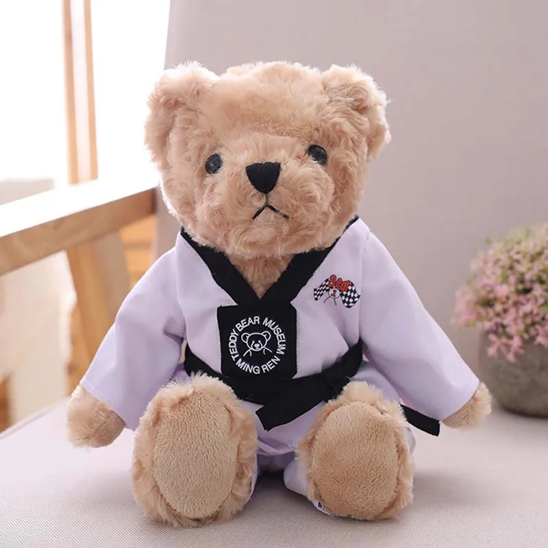 2022 Cute Taekwondo Teddy Bear Plush Toys Stuffed Kawaii Animal Bear Doll Creative Gift Toy for Birthday present
2022 Cute Taekwondo Teddy Bear Plush Toys Stuffed Kawaii Animal Bear Doll Creative Gift Toy for Birthday present