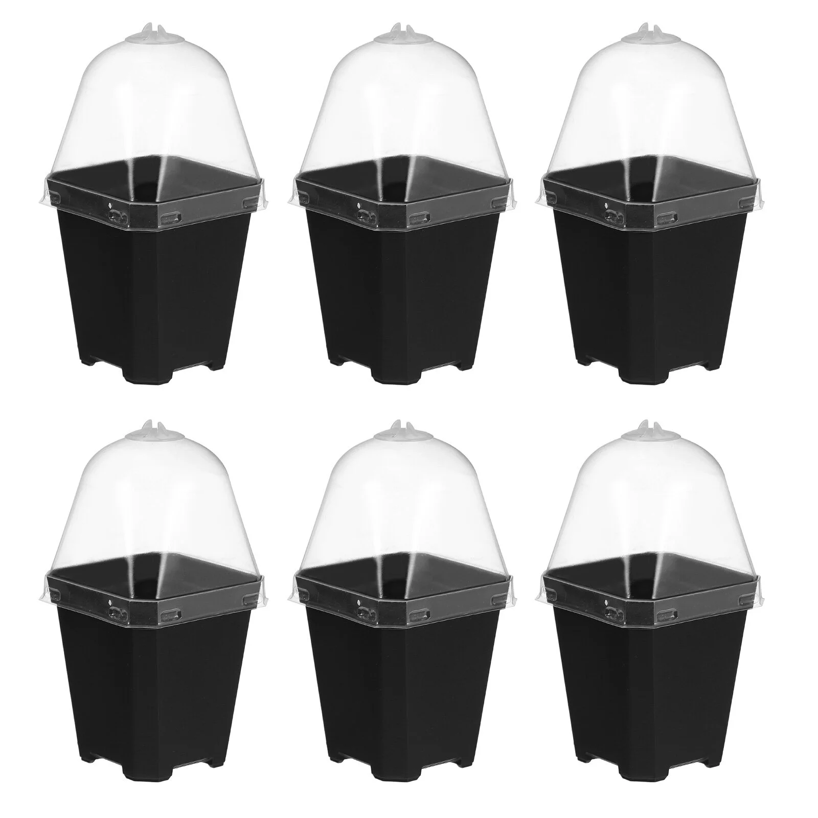 10 Pcs Flowerpot Gardening Clear Plastic Vase Planter Starting Launcher Supplies
10 Pcs Flowerpot Gardening Clear Plastic Vase Planter Starting Launcher Supplies