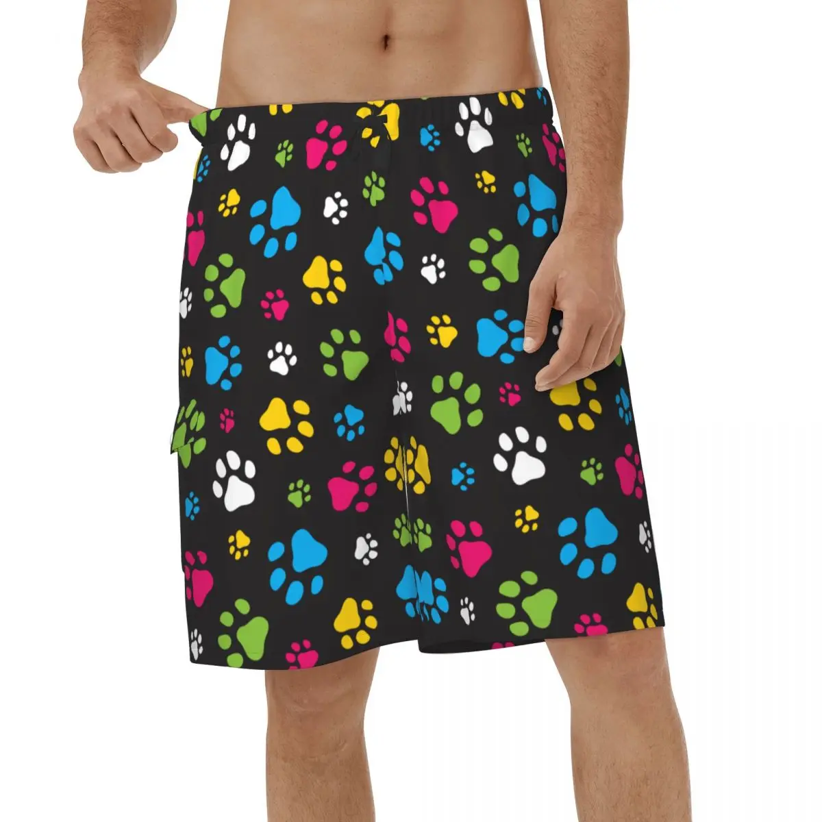 Printed Shorts Colorful Dog Paw Animal Foot Prints Quick Dry Mens Beach Board Shorts Men Beach Shorts
Printed Shorts Colorful Dog Paw Animal Foot Prints Quick Dry Mens Beach Board Shorts Men Beach Shorts