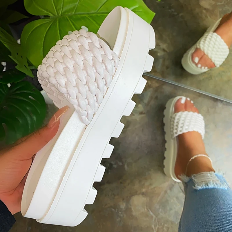 Women Platform Slippers Summer Black White Woman Non Slip Slides Women‘s’ Comfort Flats Ladies 2022 Footwear Female Beach Shoes
Women Platform Slippers Summer Black White Woman Non Slip Slides Women‘s’ Comfort Flats Ladies 2022 Footwear Female Beach Shoes