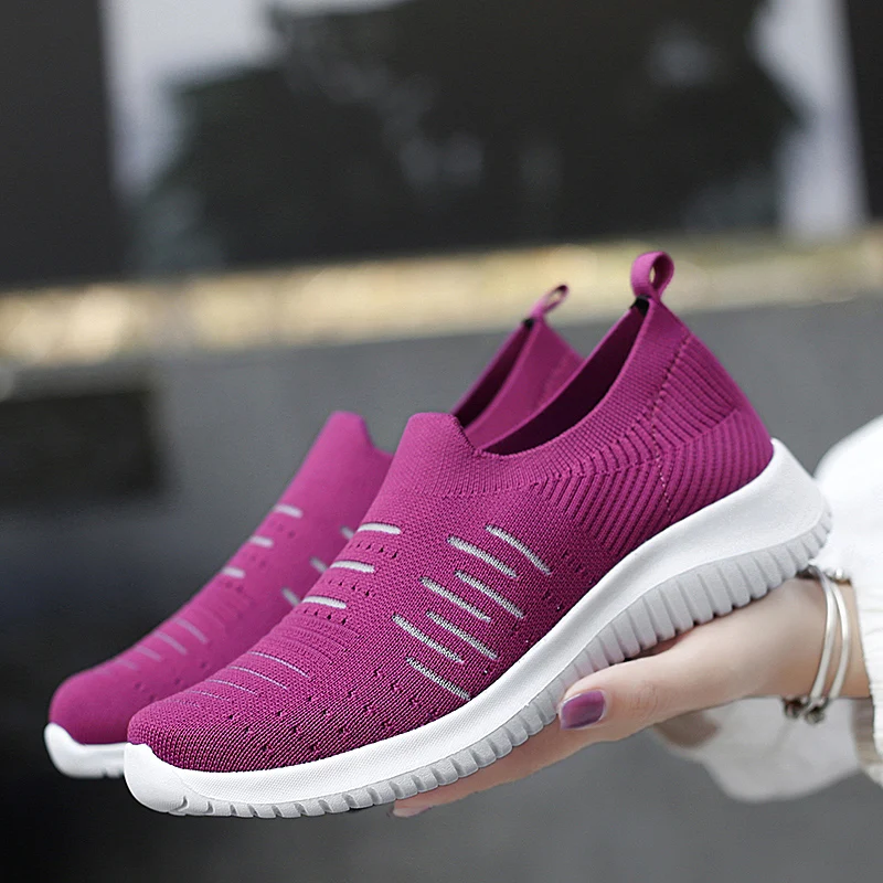 Women Vulcanized Casual Shoes Luxury Women Knitted Sock Sneakers Slip On Flats Shoes Women Loafers Walking Shoes Plus Size 42
Women Vulcanized Casual Shoes Luxury Women Knitted Sock Sneakers Slip On Flats Shoes Women Loafers Walking Shoes Plus Size 42