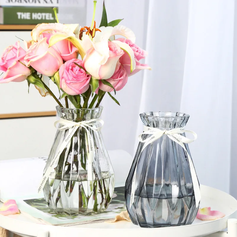 Creative Transparent Vase Home Office Living Room Glass Vase Flower Plant Pot Hydroponic Vase
Creative Transparent Vase Home Office Living Room Glass Vase Flower Plant Pot Hydroponic Vase