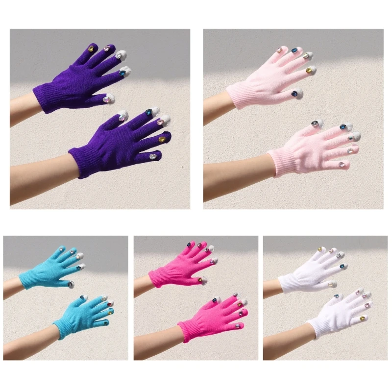 MXMB Winter Knit Gloves with Color Girls Full Finger Gloves Thicken Outdoor Cycling Skiing Gloves Keep Warm
MXMB Winter Knit Gloves with Color Girls Full Finger Gloves Thicken Outdoor Cycling Skiing Gloves Keep Warm