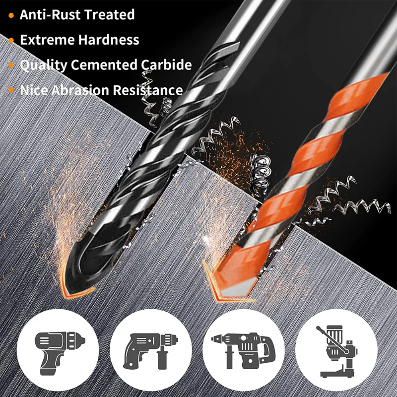 3-12mm Glass Punching Hole Saw Metal Drill Bit Triangle Drill Bit Diamond Drill Set Ceramic Tile Concrete Brick Wood
3-12mm Glass Punching Hole Saw Metal Drill Bit Triangle Drill Bit Diamond Drill Set Ceramic Tile Concrete Brick Wood