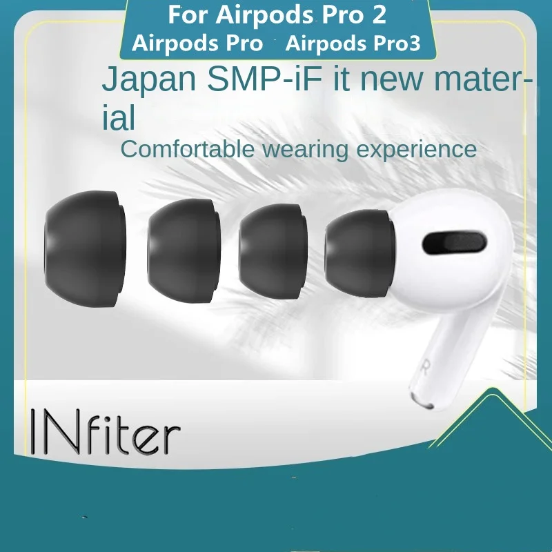 

Infiter Eartips For Airpods Pro 2 /Airpods Pro /Airpods Pro3 Earbuds In ear Bluetooth Headset Earplug Sleeve Cover Silicone SMP
