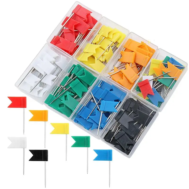 160pcs Map Flag Push Tacks Steel Tacks With Plastic Flags Head For Travel Map Cork Board Bulletin Red Flag Nail I-Shaped Nail
160pcs Map Flag Push Tacks Steel Tacks With Plastic Flags Head For Travel Map Cork Board Bulletin Red Flag Nail I-Shaped Nail