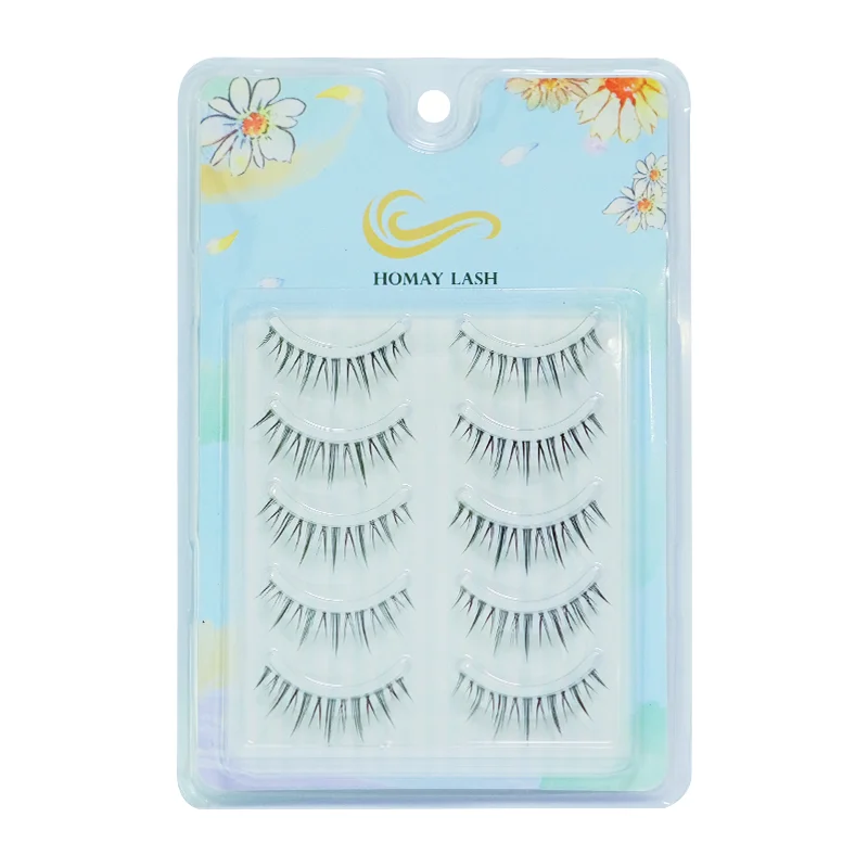 5 Pairs Manga Lash Makeup Lashes Wispy Mink Eyelashes Cosmetics Korean Style Invisible Band Cosplay Soft New Natural Lashes
5 Pairs Manga Lash Makeup Lashes Wispy Mink Eyelashes Cosmetics Korean Style Invisible Band Cosplay Soft New Natural Lashes