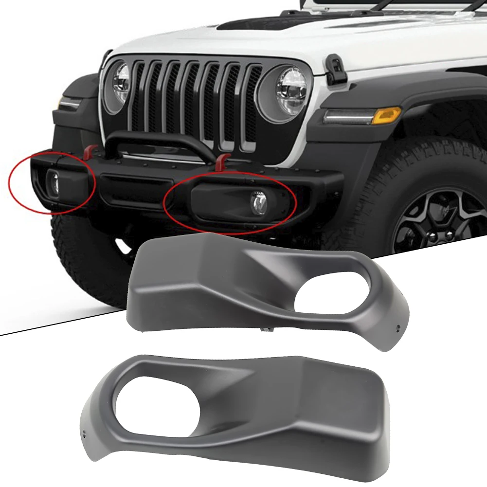 Pair LH & RH Front Bumper Fog Light Lamp Cover Fit For JEEP Wrangler JL 2018+ Durable Light Cover Car Accessories
Pair LH & RH Front Bumper Fog Light Lamp Cover Fit For JEEP Wrangler JL 2018+ Durable Light Cover Car Accessories