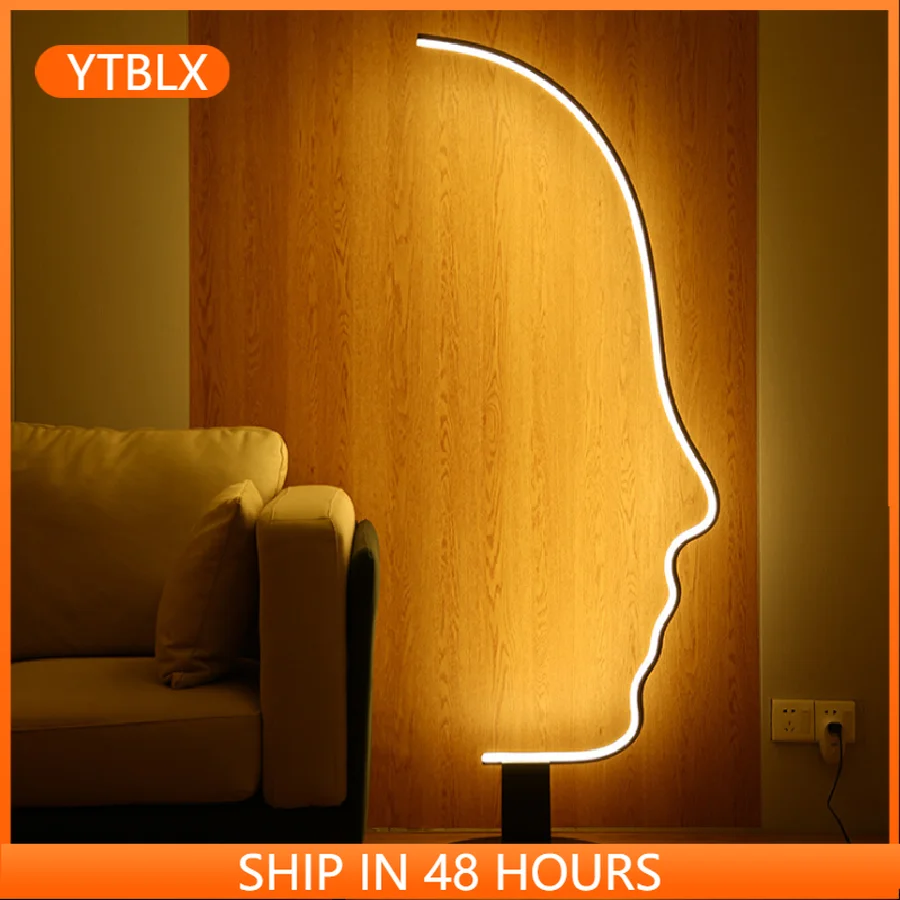Modern Minimalist Creative Design Human Face Decor Led Floor Lamp Home Bedroom Living Room Indoor Lighting Bedside Lamp Light
Modern Minimalist Creative Design Human Face Decor Led Floor Lamp Home Bedroom Living Room Indoor Lighting Bedside Lamp Light
