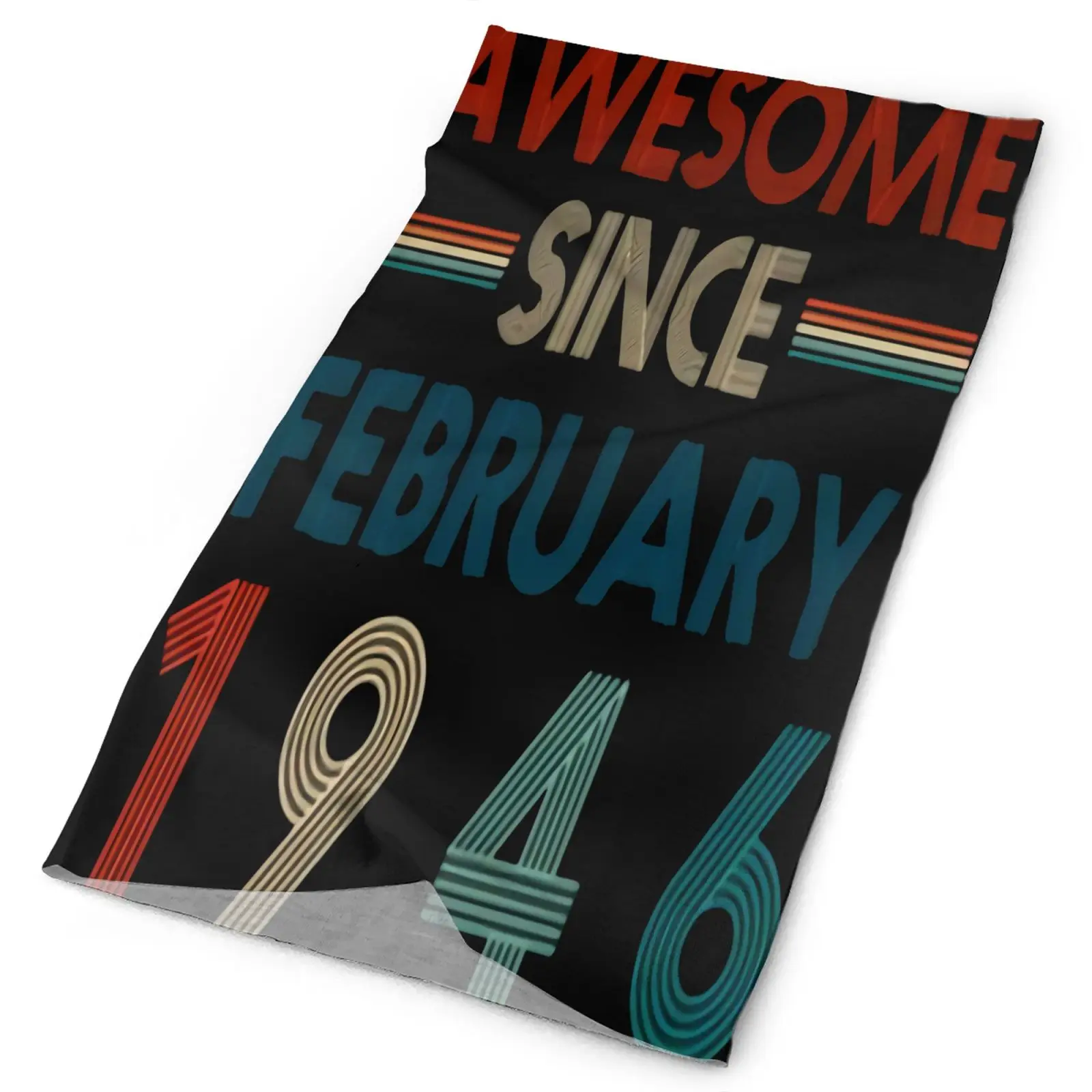 Awesome Since February 1946 Birthdate Men's Bandana Head Scarf Men's Bike Mask Shemagh Bandana Ski Scarf For Men Tactical Mask 
Awesome Since February 1946 Birthdate Men's Bandana Head Scarf Men's Bike Mask Shemagh Bandana Ski Scarf For Men Tactical Mask