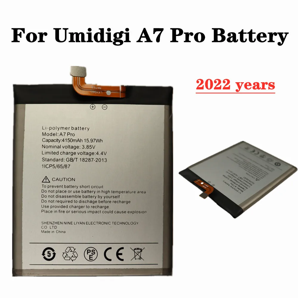 2022 years New 4150mAh A7 Pro Phone Battery For UMI Umidigi A7 Pro A7Pro High Quality Replacement Batteries In Stock
2022 years New 4150mAh A7 Pro Phone Battery For UMI Umidigi A7 Pro A7Pro High Quality Replacement Batteries In Stock