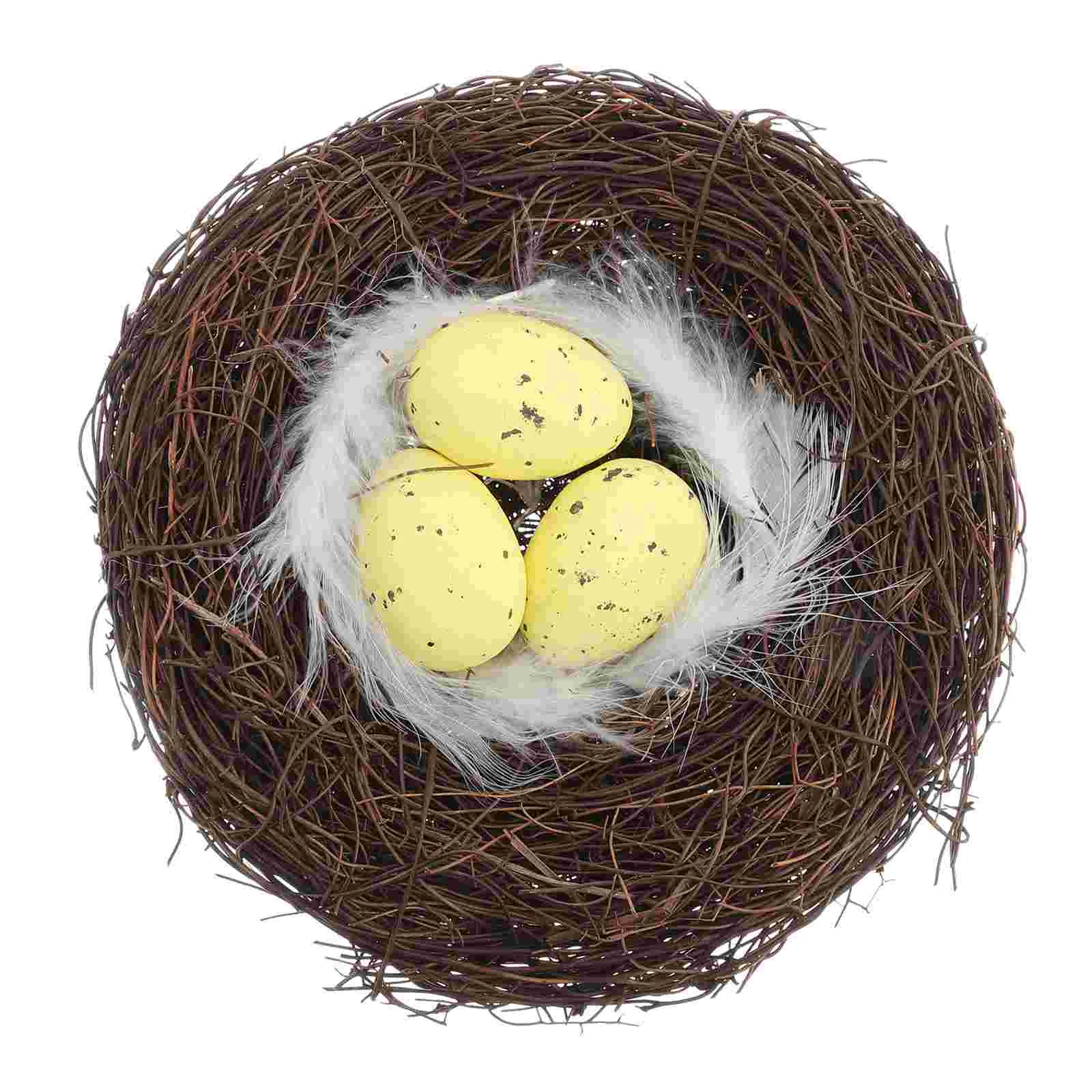 Bird Easter Artificial Egg Birds House Faux Decorative Rattan Decoration Breeding Spring Ornamentsstuffer Filler Basketbag Photo
Bird Easter Artificial Egg Birds House Faux Decorative Rattan Decoration Breeding Spring Ornamentsstuffer Filler Basketbag Photo