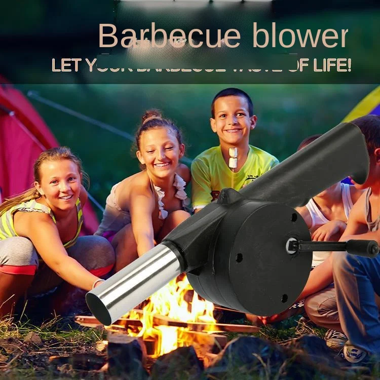 Outdoor Barbecue Fan Hand-cranked Air Blower Portable BBQ Grill Fire Bellows Tools Picnic Camping Accessories
Outdoor Barbecue Fan Hand-cranked Air Blower Portable BBQ Grill Fire Bellows Tools Picnic Camping Accessories