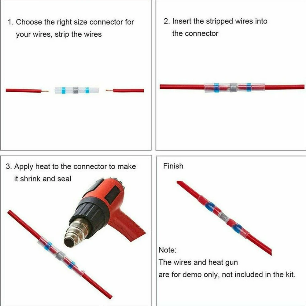 Heat Shrink Wiring Kit Electric Butt Parts Replacement Seal Sleeve Sets Solder 420Pcs Accessories Attachment Spare
Heat Shrink Wiring Kit Electric Butt Parts Replacement Seal Sleeve Sets Solder 420Pcs Accessories Attachment Spare