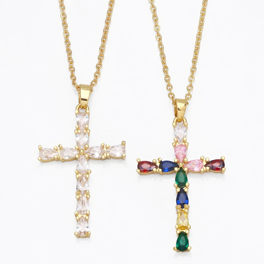 Andralyn Retro Zircon Cross Necklace Personalized
Andralyn Retro Zircon Cross Necklace Personalized