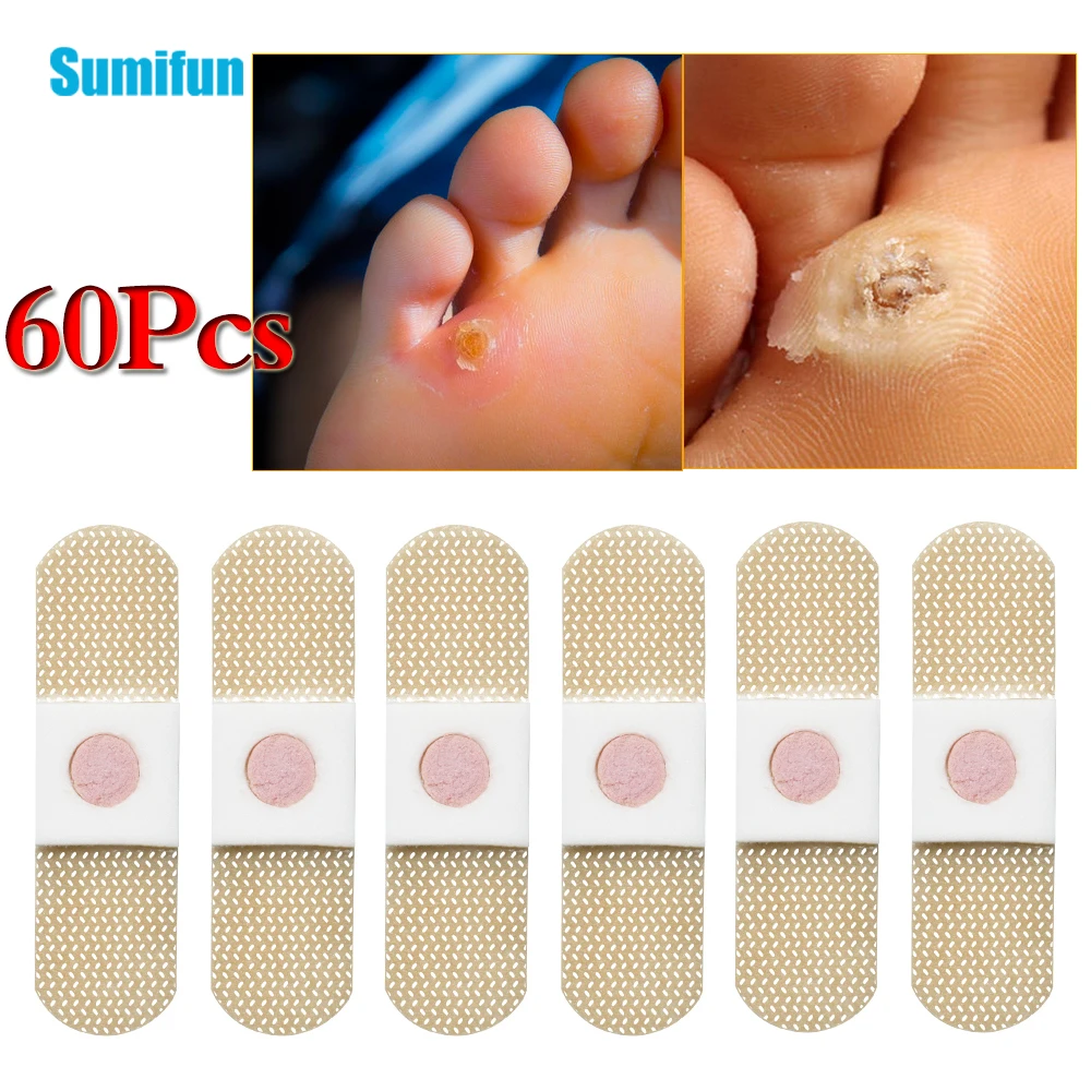 60Pcs Foot Corn Plaster Removal Warts Thorn Detox Adhesive Patches Feet Care Calluses Callosity Clavus Remove Tool
60Pcs Foot Corn Plaster Removal Warts Thorn Detox Adhesive Patches Feet Care Calluses Callosity Clavus Remove Tool