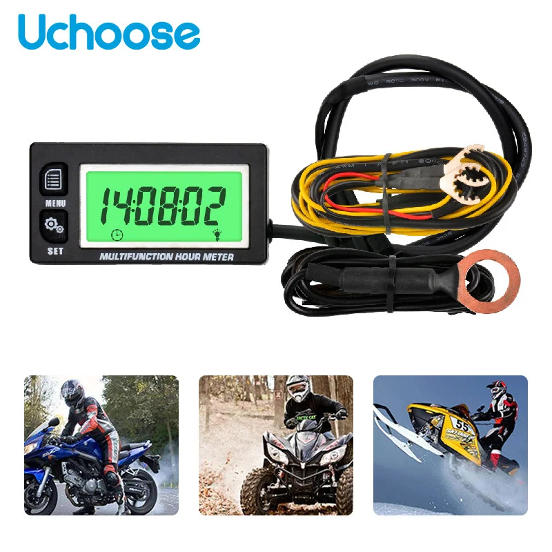 Inductive Temperature TEMP METER Motorcycle ATV Marine Boat RL-HM028A Thermometer Tachometer Max RPM Recall HOUR METER for UTV
Inductive Temperature TEMP METER Motorcycle ATV Marine Boat RL-HM028A Thermometer Tachometer Max RPM Recall HOUR METER for UTV