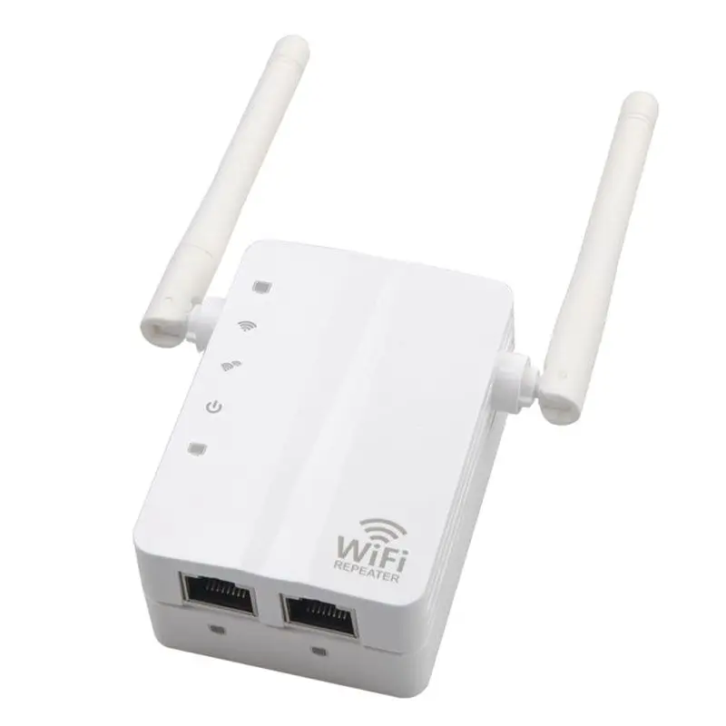 

2 LAN WIFI Repeater Wireless Signal Range Extender AP 300Mbps 802.11N/B/G Wi Fi Booster Signal Amplificador Wi-fi Access Point