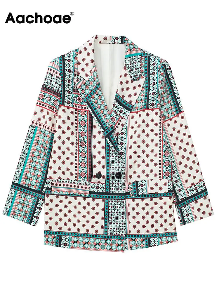 Aachoae Women Vintage Floral Printed Blazer Suits Casual Notched Collar Long Sleeve Blazer Suits Ladies Double Breasted Coats
Aachoae Women Vintage Floral Printed Blazer Suits Casual Notched Collar Long Sleeve Blazer Suits Ladies Double Breasted Coats