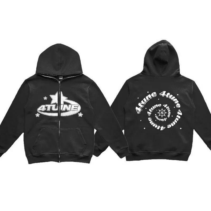 Kpop Gothic Y2K 4turn Letter Loose Hooded Hip Hop Long Sleeved Zipper Up Coat Cotton Y2K Oversize Thin Flame BLACK Sweatshirt
Kpop Gothic Y2K 4turn Letter Loose Hooded Hip Hop Long Sleeved Zipper Up Coat Cotton Y2K Oversize Thin Flame BLACK Sweatshirt
