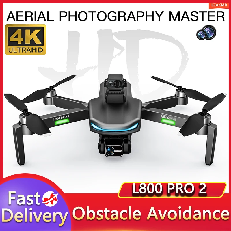 LZAKMR NEW L800 Pro2 Drone GPS 5G WiFi 4K HD Camera 3-Axis Gimbal with 360 Laser Obstacle Avoidance RC Quadcopter FPV Propeller
LZAKMR NEW L800 Pro2 Drone GPS 5G WiFi 4K HD Camera 3-Axis Gimbal with 360 Laser Obstacle Avoidance RC Quadcopter FPV Propeller