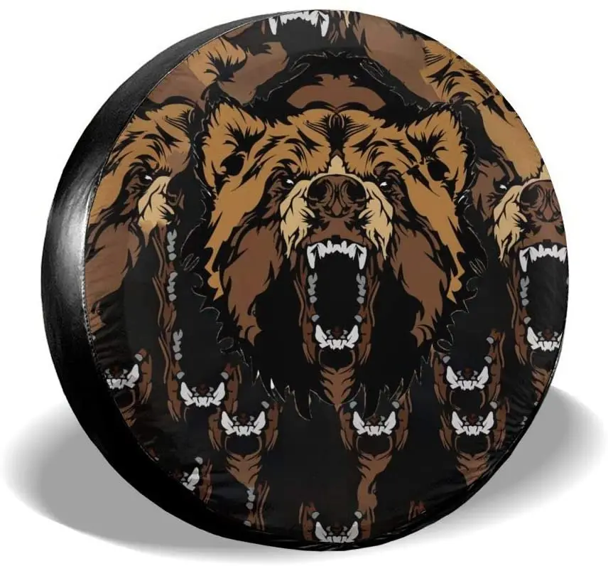 UU Wild Free Animal car Accessories Spare Tire Cover Roaring Bear tire Cover Polyester Universal dustproof Waterproof
UU Wild Free Animal car Accessories Spare Tire Cover Roaring Bear tire Cover Polyester Universal dustproof Waterproof