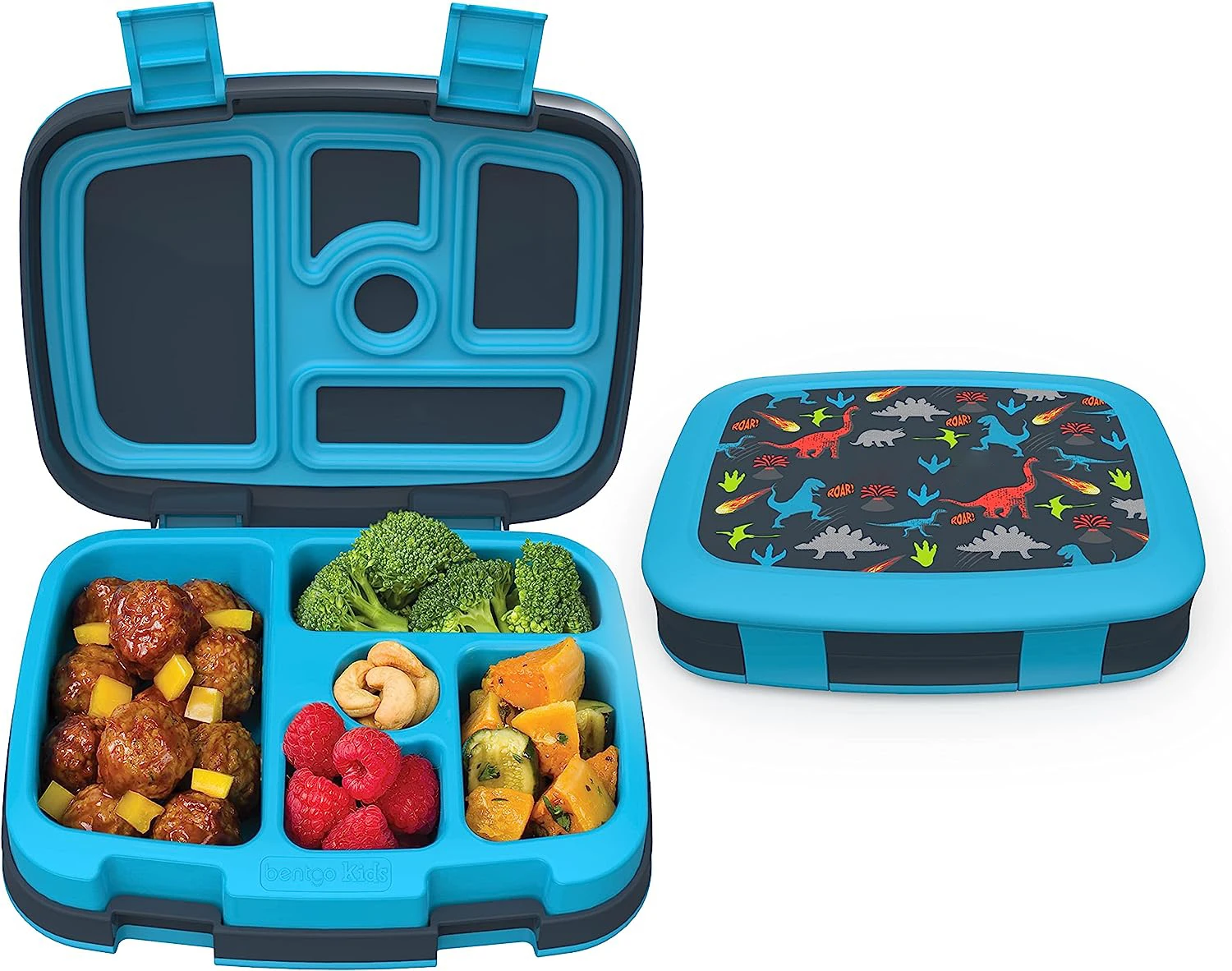 Kids Prints Leak-Proof, 5-Compartment Bento-Style Kids Lunch Box - Ideal Portion Sizes for Ages 3 to 7 - BPA-Free, Dishwasher
Kids Prints Leak-Proof, 5-Compartment Bento-Style Kids Lunch Box - Ideal Portion Sizes for Ages 3 to 7 - BPA-Free, Dishwasher