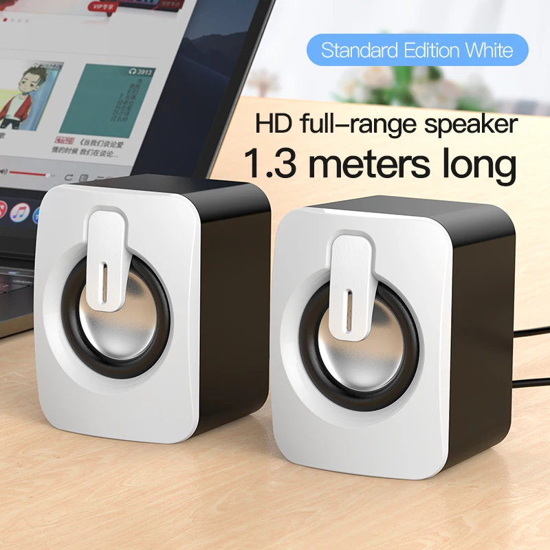 Mini Computer Speaker USB Wired Speakers 3D Stereo Sound Surround Loudspeaker For PC Laptop Notebook Not Bluetooth Loudspeakers
Mini Computer Speaker USB Wired Speakers 3D Stereo Sound Surround Loudspeaker For PC Laptop Notebook Not Bluetooth Loudspeakers