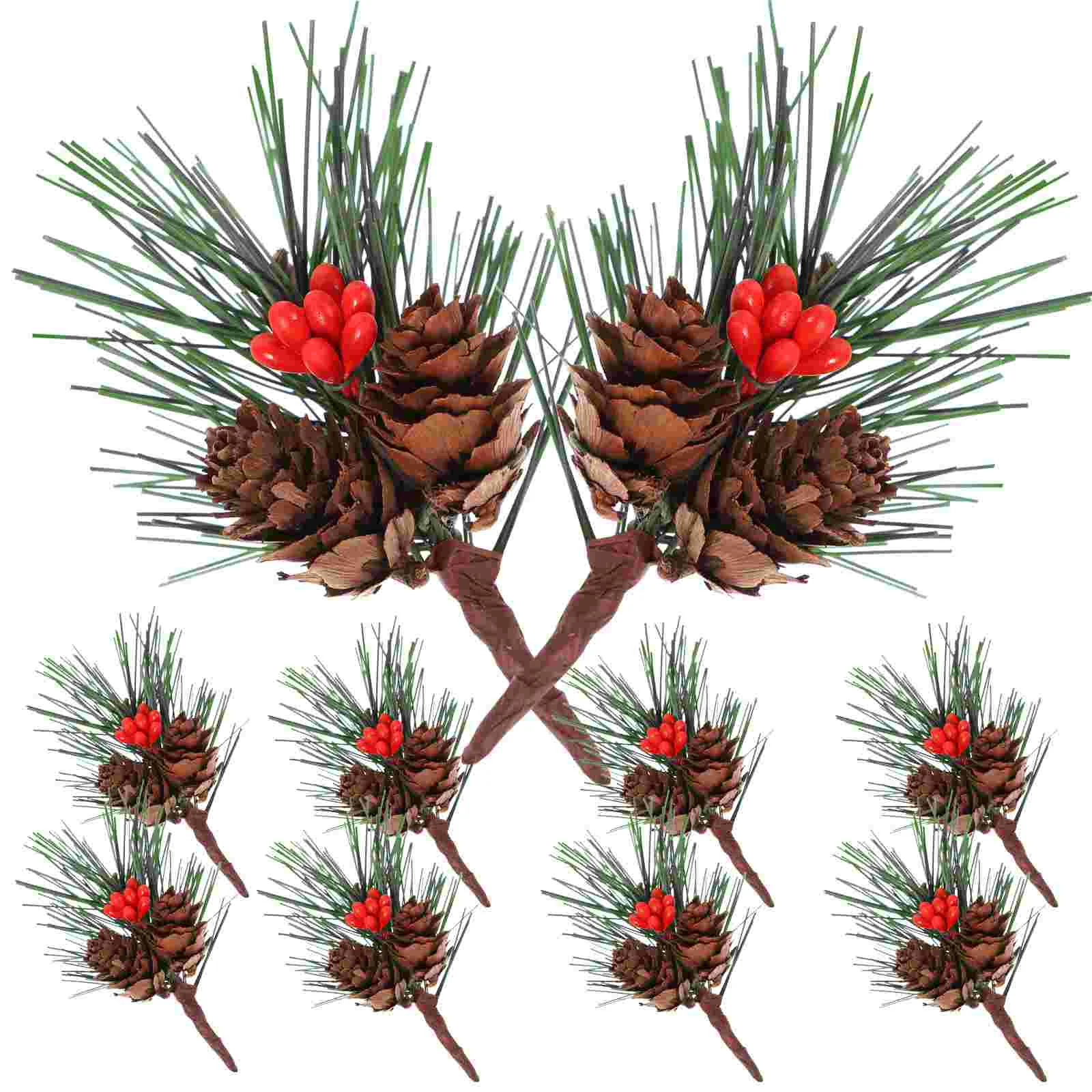 Pine Picks Christmas Branches Artificial Cones Treeberries Red Fake Flower Stems Berry Treesfloralcone Wreath Decoration
Pine Picks Christmas Branches Artificial Cones Treeberries Red Fake Flower Stems Berry Treesfloralcone Wreath Decoration