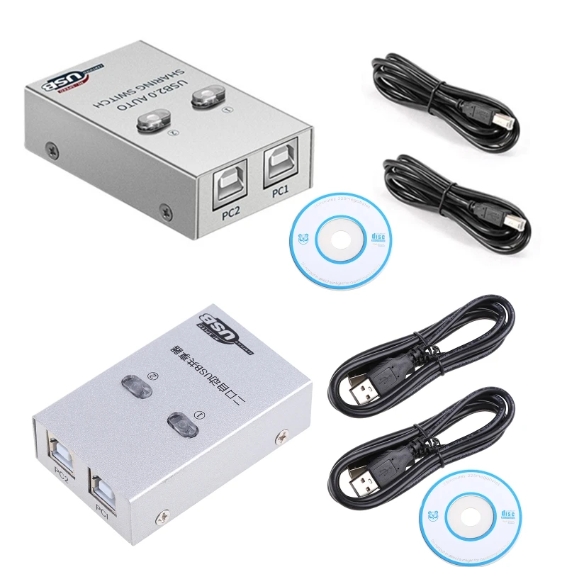 2-в-1 выключатель совместного использования принтера USB 2-портовый автоматический Kvm коммутационный разветвитель концентратор
2-в-1 выключатель совместного использования принтера USB 2-портовый автоматический Kvm коммутационный разветвитель концентратор