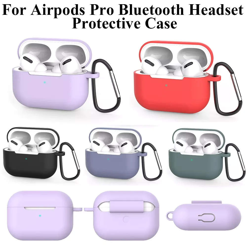 Silicone Case Bluetooth-compatible Headset Protective Case Wireless Earphone Cover Headphone Protector Sleeve For Airpods Pro
Silicone Case Bluetooth-compatible Headset Protective Case Wireless Earphone Cover Headphone Protector Sleeve For Airpods Pro