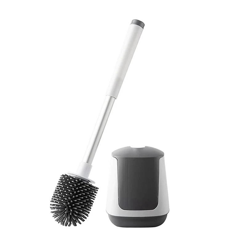 Toilet Brush And Holder Silicone Bristles TPR Toilet Brushes With Tweezers Lid Floor Bathroom Cleaning Tools Kit
Toilet Brush And Holder Silicone Bristles TPR Toilet Brushes With Tweezers Lid Floor Bathroom Cleaning Tools Kit
