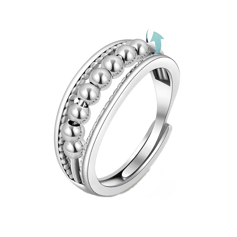 Hot Fashion Ring for Men and Women Creative Stress Relief Stress Relief Accessories Instagram Geometric Beaded Bracelet 
Hot Fashion Ring for Men and Women Creative Stress Relief Stress Relief Accessories Instagram Geometric Beaded Bracelet
