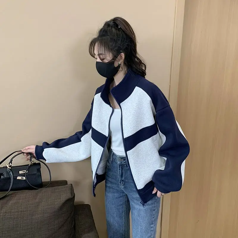 2023 Spring Autumn New Standing Collar Colored Baseball Coat Women's Clothing Cardigan Slim Casual Short Jackets Girls Top 550
2023 Spring Autumn New Standing Collar Colored Baseball Coat Women's Clothing Cardigan Slim Casual Short Jackets Girls Top 550