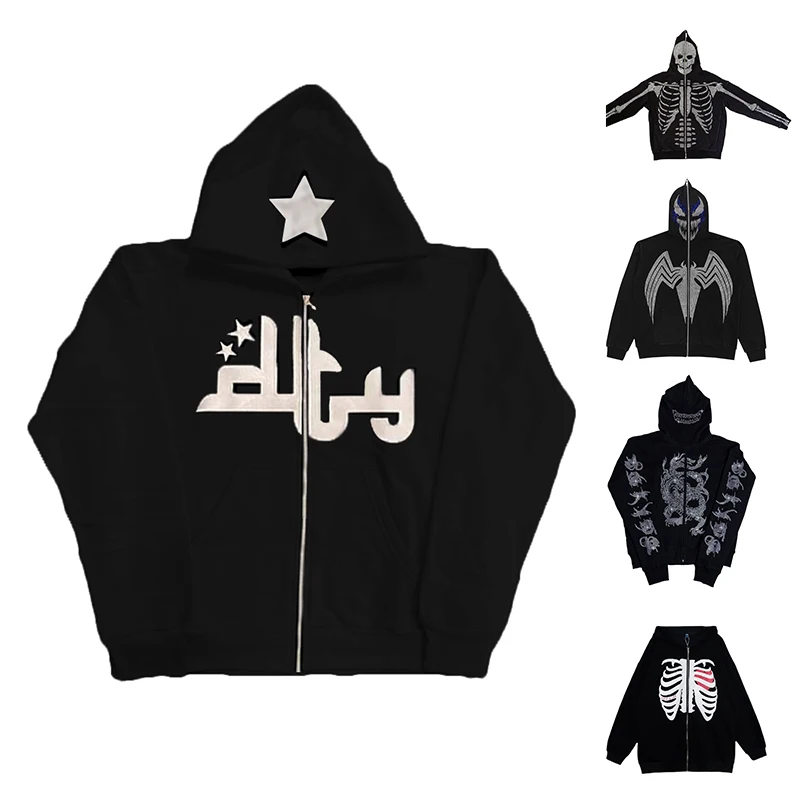 Long Sleeve Y2k Rhinestone Diamond Hoodies Fleece Y2k Clothes Print Casual Goth Punk New Harajuku Blink Hip Hop New Clothes Men
Long Sleeve Y2k Rhinestone Diamond Hoodies Fleece Y2k Clothes Print Casual Goth Punk New Harajuku Blink Hip Hop New Clothes Men