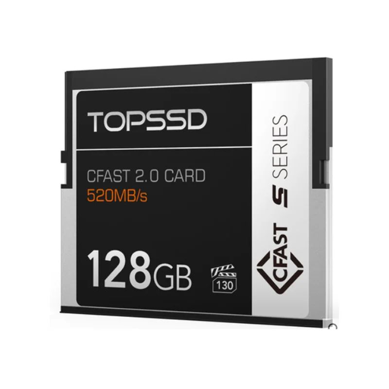 

TOPSSD 520 МБ/с. 128 ГБ высокоскоростная CFast2.0 карта памяти Ursa Mini /C200 флэш-карта памяти