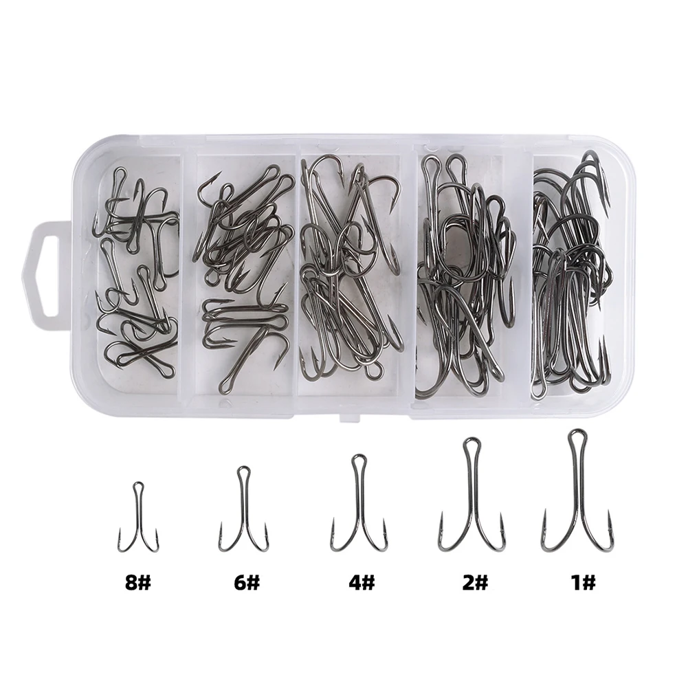 50pcs Saltwater Double Hook Dual High Carbon Steel Black Fishing Hooks 8#-1# Durable Saltwater Jigging Fishing Hook Pesca
50pcs Saltwater Double Hook Dual High Carbon Steel Black Fishing Hooks 8#-1# Durable Saltwater Jigging Fishing Hook Pesca