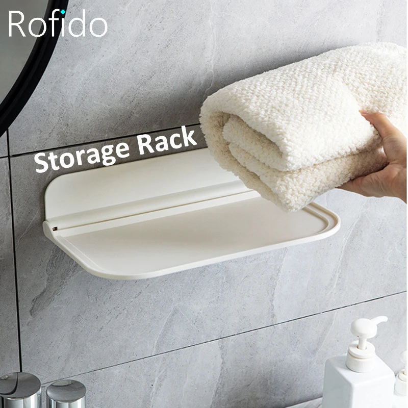 Foldable Storage Rack Hidden Wall Shelf Bath Towel Rack Phone Toothbrush Holder Plant Shelves Space Saver Bathroom Organizer
Foldable Storage Rack Hidden Wall Shelf Bath Towel Rack Phone Toothbrush Holder Plant Shelves Space Saver Bathroom Organizer