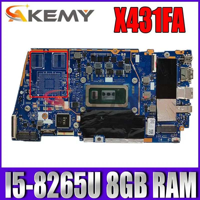 X431FA Motherboard For ASUS ZenBook UX431FA X431FA Laptop Motherboard I5-8265U 8GB RAM 100% Test
X431FA Motherboard For ASUS ZenBook UX431FA X431FA Laptop Motherboard I5-8265U 8GB RAM 100% Test