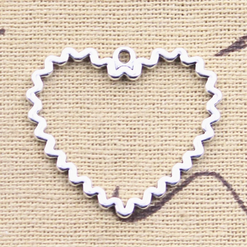 10pcs Charms Hollow Irregular Heart 29x33mm Antique Silver Color Pendants Making DIY Handmade Tibetan Finding Jewelry 
10pcs Charms Hollow Irregular Heart 29x33mm Antique Silver Color Pendants Making DIY Handmade Tibetan Finding Jewelry
