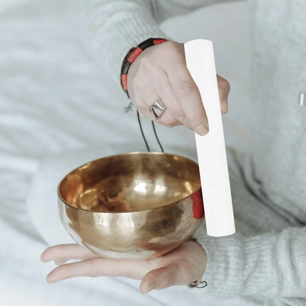 Singing Bowl Mallet Leather Suede Striker Hollow Sound Bowl Stick Portable Meditation Mallet
Singing Bowl Mallet Leather Suede Striker Hollow Sound Bowl Stick Portable Meditation Mallet