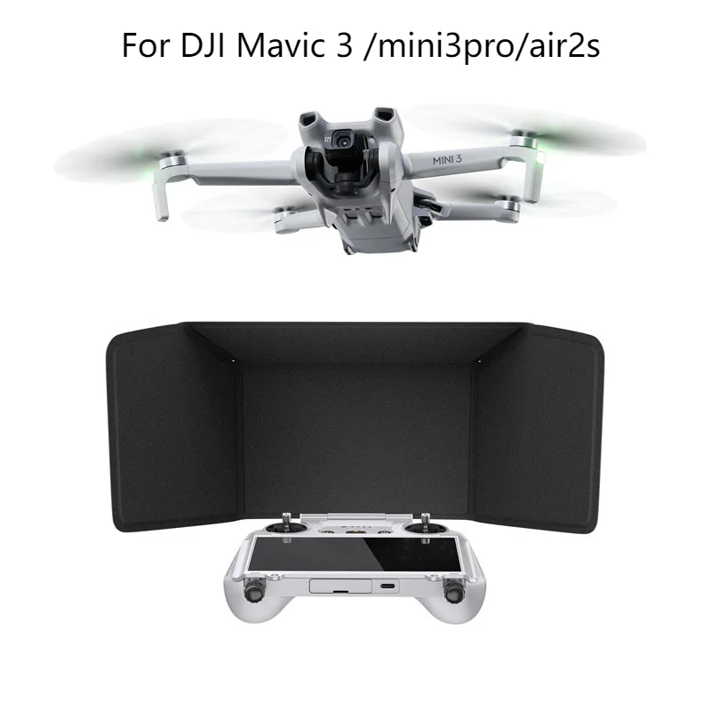 Suitable For DJI Mavic 3 /mini3pro/air2s Remote Control Shading Foldable RC Sunshade Compatible Drone Brand Package
Suitable For DJI Mavic 3 /mini3pro/air2s Remote Control Shading Foldable RC Sunshade Compatible Drone Brand Package