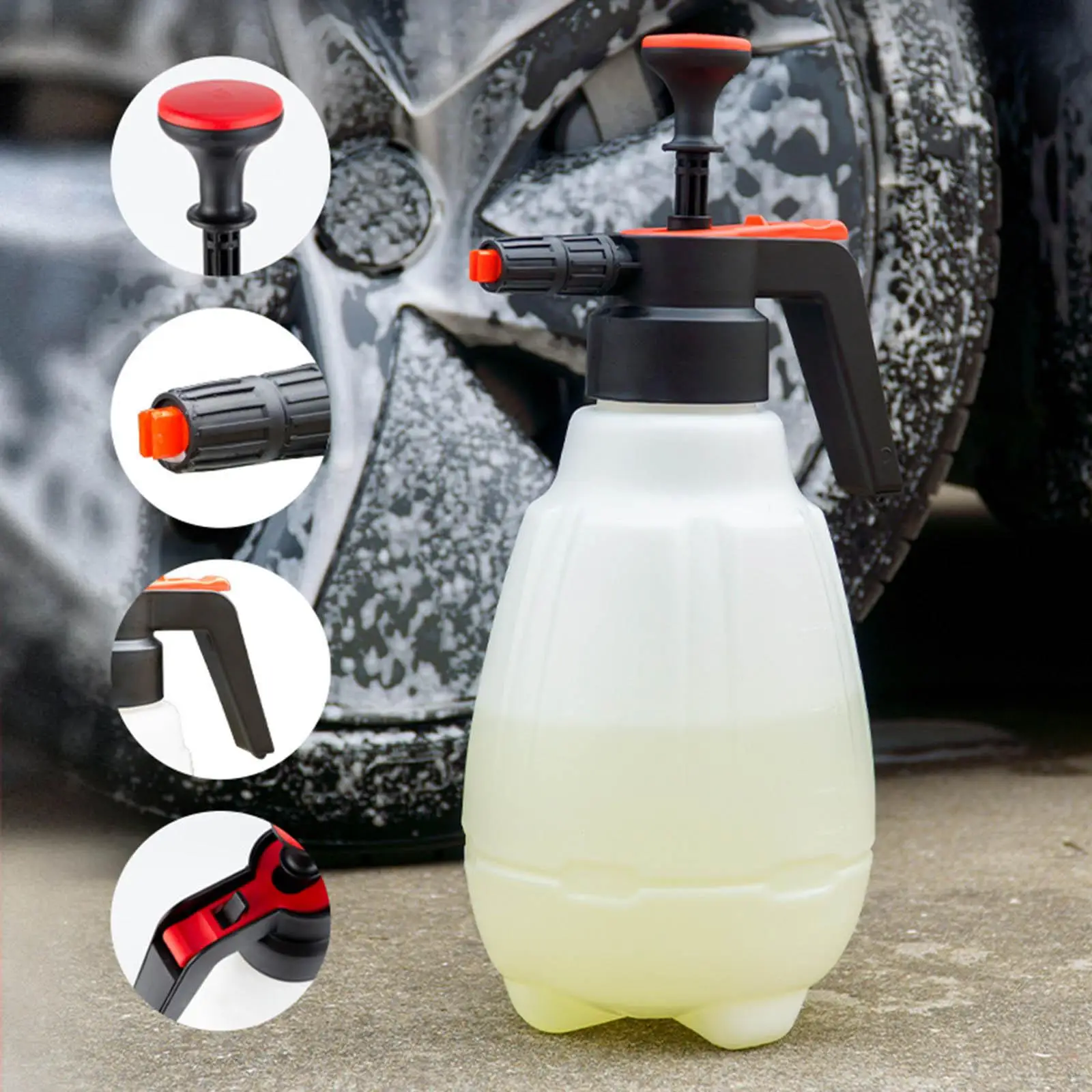 Portable Manual Pump Sprayer 3L Capacity Foaming Pump Bottle Leakproof Foam
Portable Manual Pump Sprayer 3L Capacity Foaming Pump Bottle Leakproof Foam