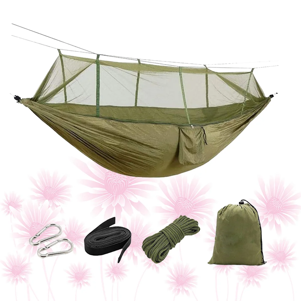 Outdoor Mosquito Hammock Fabric Cloth Camping Hammock Hanging Bed for Travel Camping with Mosquito Net for
Outdoor Mosquito Hammock Fabric Cloth Camping Hammock Hanging Bed for Travel Camping with Mosquito Net for
