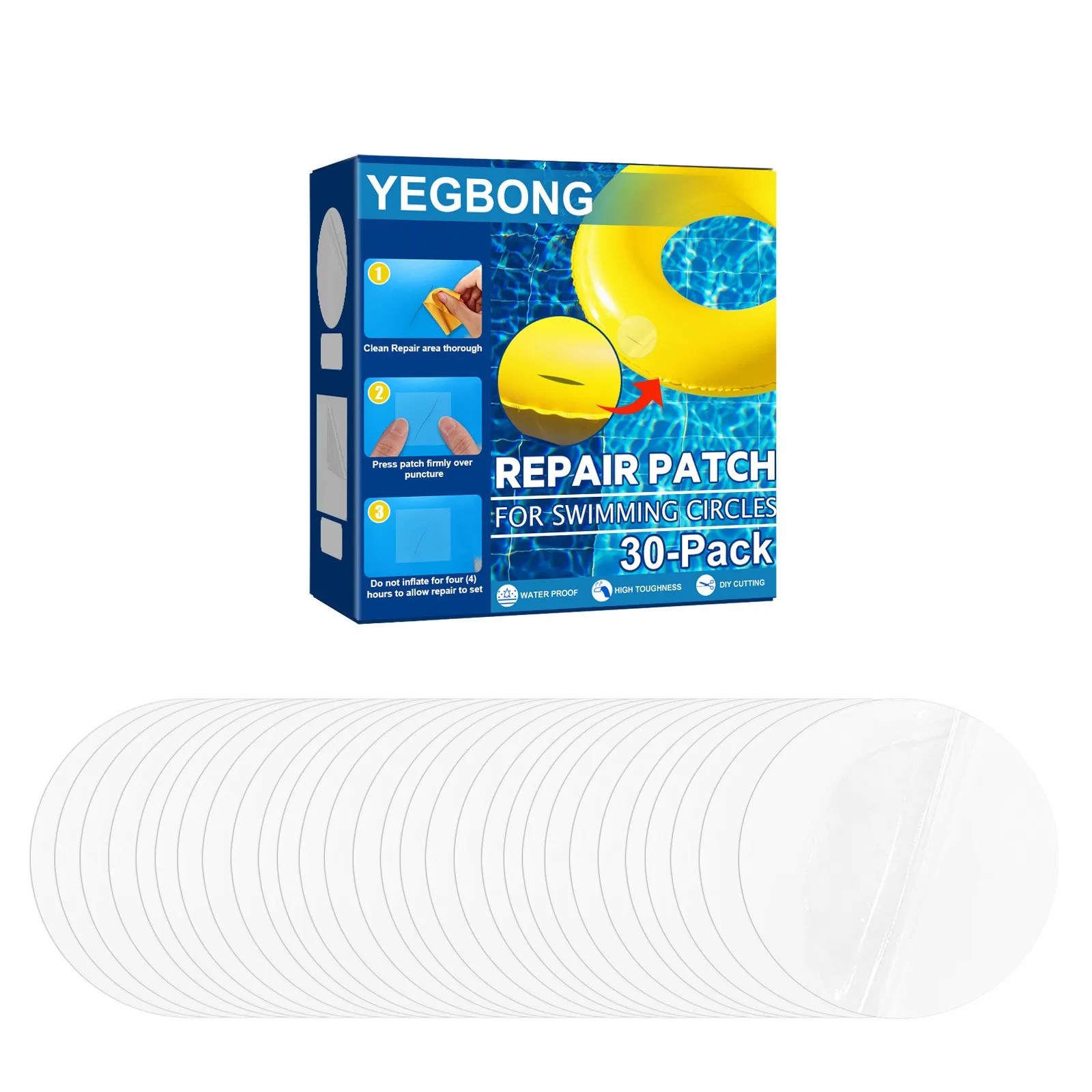 Waterproof Tent Waterproof Repair Swimming Inflatable Patch Patch Repair Ring Patch Swimming Pool Fun Big Pool Floats Hand Swim
Waterproof Tent Waterproof Repair Swimming Inflatable Patch Patch Repair Ring Patch Swimming Pool Fun Big Pool Floats Hand Swim